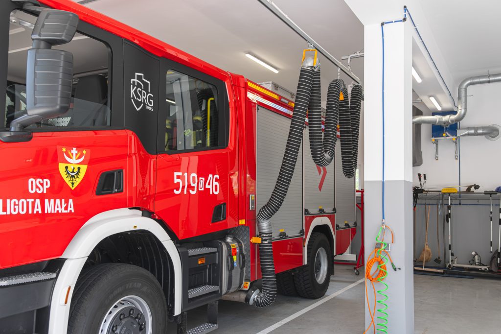 Odciąg spalin do OSP